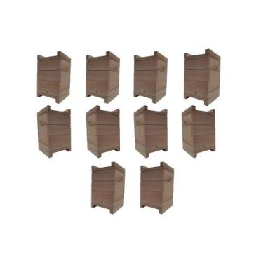 Imagem de 10 Caixas Inpa Abelhas Sem Ferrão Eucalipto 15x15 - Beethoven Agropet