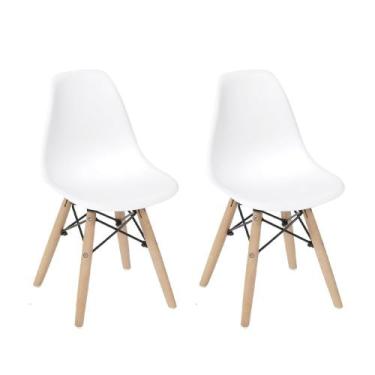 Imagem de Conjunto 2 Cadeiras Eiffel Infantil  Branca - Abra Casa