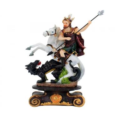 Imagem de São Jorge Enfeite De Resina 28.5 Cm - Generica