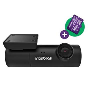 Imagem de Câmera Veicular Smart Full HD com Cartão de Memória MicroSD 32GB DC3102 Intelbras -Preta 