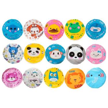 Imagem de Kit 6 toucas de banho infantil bichinhos sortidos - QPORRETA