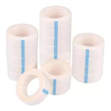 Imagem de 5 Unidades Fita Micropore Branca 9 Metros Para Extensão De Cílios - So