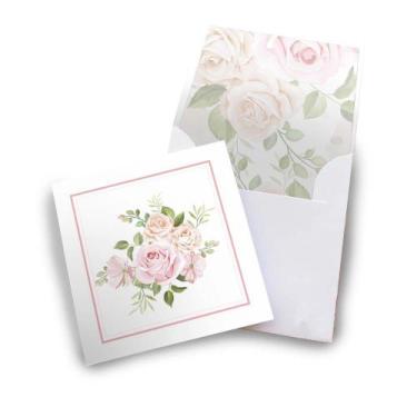 Imagem de Cartão Agradecimento Rosas - Artegrafix