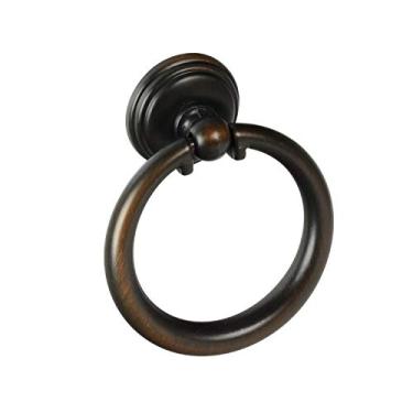 Imagem de CKP Marca #76-02 Coleção Origins 5.1 cm (51 mm) Puxador de anel para móveis, bronze polido a óleo - Pacote com 10