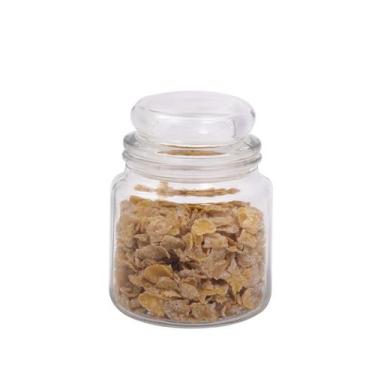 Imagem de Pote de vidro redondo com tampa hermética 500ml - Mozcada, 500ML, TRAN
