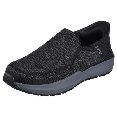 Imagem de Skechers Neville-Rovelo Tênis masculino sem cadarço, Preto, 13 Wide