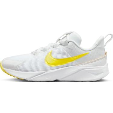 Imagem de NIKE Star Runner 4 Boys DX7616-100 (Branco/Branco-Branco-Platina Pura), Tamanho 6, Branco/branco-branco-platina pura, 19