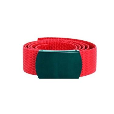 Imagem de Cinto de Nylon com Fivela - Vermelho - Mundo do Militar