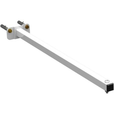 Imagem de Suporte De Refletor Led Haste Parede Fachada Banner Iluminação 50 Cm -