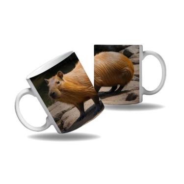 Imagem de Caneca Presente Animal Capivara Moda Roedor Gigante Fofo 1 - Enjoy Sho