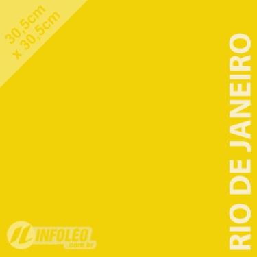 Imagem de Papel 180 gramas 30,5x30,5cm Rio de Janeiro (Amarelo) Color Plus - 10 