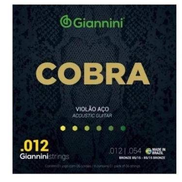Imagem de Encordoamento violao giannini 0012 geeflks bronze 85/15 - i-4 / 3