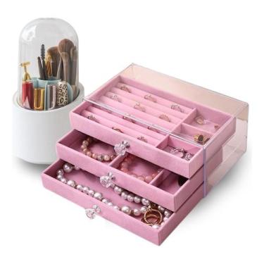 Imagem de Organizador Porta Bijuterias E Porta Pincel Dia Das Mães - Alwy