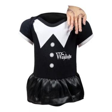 Imagem de Body Bebê Mêsversário Wandinha com Mãozinha ( do 0 aos 12 meses ) - SG