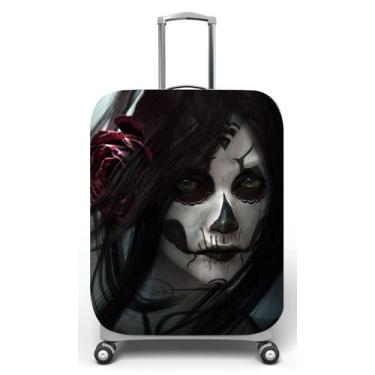 Imagem de Capa para mala de viagem M, medidas max C40x A59 x P27cm Estampa Mulhe