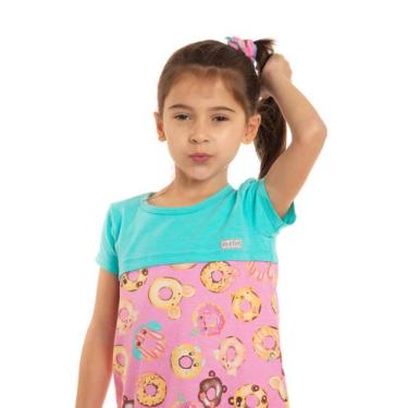 Imagem de Vestido Donuts - VD Kids, Azul, 08