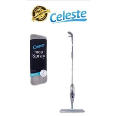 Imagem de Mop Spray Vassoura Magica Celeste com Refil Microfibra, Cinza , 740 g