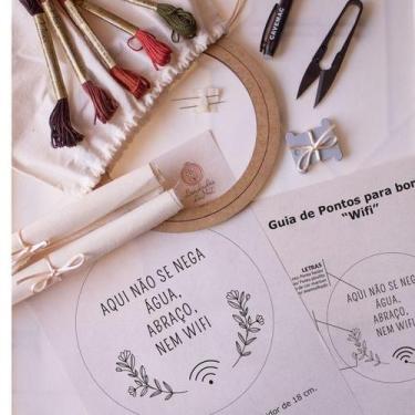 Imagem de Kit iniciante completo para Bordar com Risco (desenho) - vários, Wifi