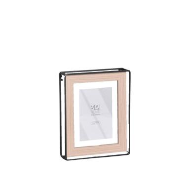 Imagem de Porta Retrato Minho Madeira/Preto 20X25X5 Mdf