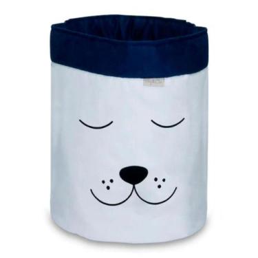 Imagem de Cesto Organizador Para Brinquedos  - Bebê & Enxoval, Cachorro Cru/Mari