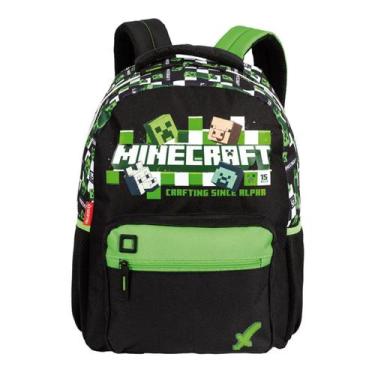 Imagem de Mochila Escolar Menino Bolsa Juvenil Original Minecraft - Sestini, Ver