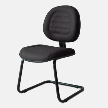 Imagem de Cadeira Executiva Belluno Pé Continuo - Flex Cadeiras, Preto