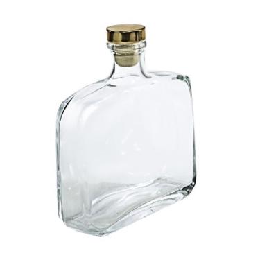 Imagem de 2un de Vidro Rum 350ml com Rolha Detalhe Ouro - Casa das Essências SS