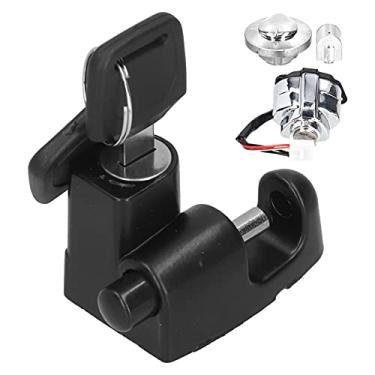 Imagem de Kit de Capa para Tanque de Combustível de Capacete, Trava de Ignição para Motocicleta Com 2 Chaves, Compatível Com Shadow VT600 VT400 VT750