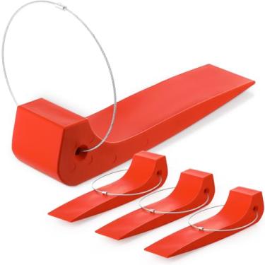 Imagem de Foilswirl Pacote com 4 patins de pneu para guincho de caminhão de reboque, segurança do transportador de rollback, acessórios de caminhão de reboque seguro para skate de carro resistente para