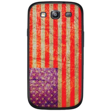 Imagem de Cellet Película de bandeira vintage dos EUA para Samsung Galaxy S3 - vermelha