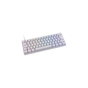 Imagem de Teclado Mecânico Gamer Husky Blizzard, 60%, RGB, Switch Gateron Brown, ABNT2, Branco - HTG001BRMA