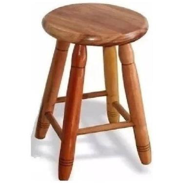 Imagem de Banco Madeira Maciça Cozinha, Jardim, Bar