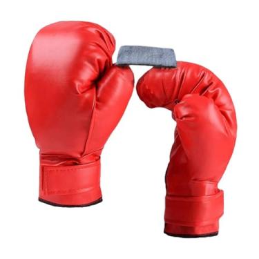 Imagem de UGPLM Luvas de boxe de boxe Prática de treinamento Luvas de treinamento Mãos Proteção Punhando equipamentos de luvas para Muay Thai Workout MMA Karate, 26cm