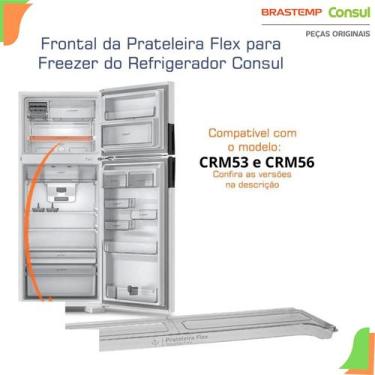 Imagem de Prateleira Retrátil Flex Freezer para Geladeira Consul Crm53 Crm56