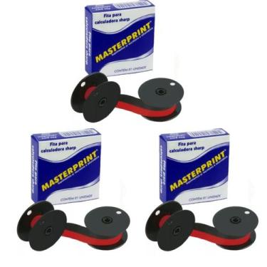 Imagem de Fita para calculadora ( Kit com 03 unidades ) - Masterprint