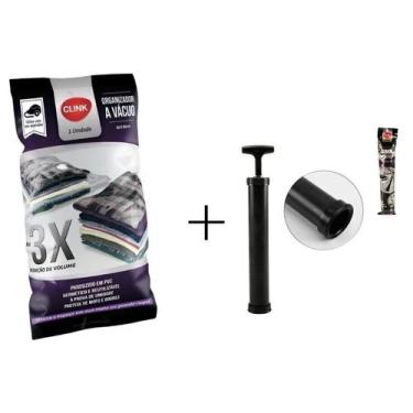 Imagem de Kit Saco Organizador a Vácuo Com Bomba - Store Birochi