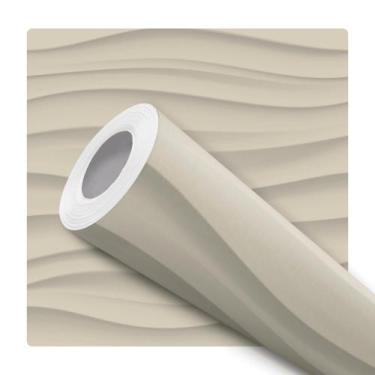 Imagem de Papel de Parede Vinílico Autoadesivo Lavável Coração Rosa Bolinhas Pre