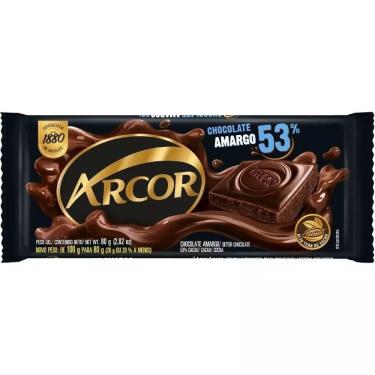 Imagem de Barra de Chocolate Amargo 53% Cacau Arcor - 80g