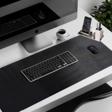 Imagem de Deskpad Couro Gamer Escritório Mesa Decoração120X40 - Genertoy