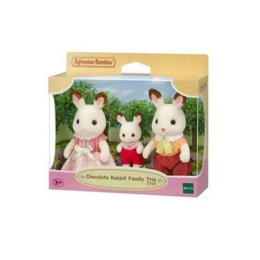 Imagem de Sylvanian Families Trio Família Dos Coelhos Chocolate 5768