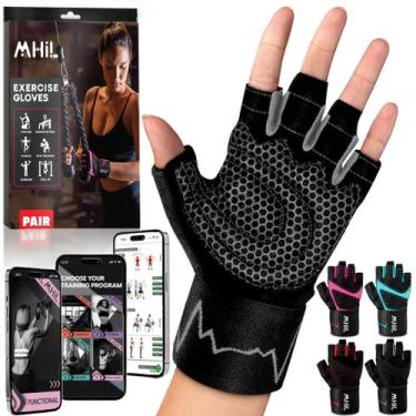 Imagem de Luvas de ginástica MHil confortáveis para mulheres, proteção e aderênc
