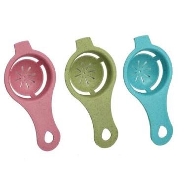 Imagem de VENCILAZY Separador De Gema De Ovo 3Pcs Separador De Gema De Ovo Filtro De Clara De Ovo De Qualidade Alimentar Ferramenta Separadora De Ovos Utensílio De Cozinha Para Assar Por Bamutu
