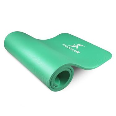 Imagem de ProsourceFit Tapete extra grosso para ioga e pilates 13 mm (1,80 cm), tapete de exercício de alta densidade com espuma confortável e alça de transporte