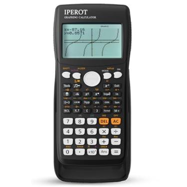 Imagem de Calculadoras científicas com calculadora gráfica, calculadoras IPEROT Scientific 10 modos/4 funções gráficas, calculadora matemática de mesa ideal para material escolar, estudantes, faculdade,