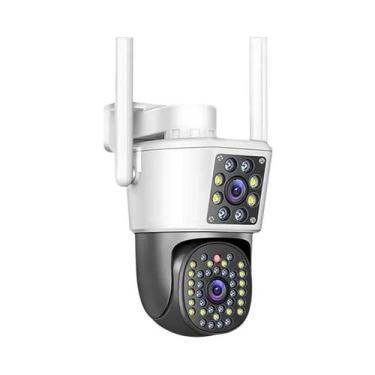 Imagem de Câmera IP WIFI Externa À Prova D'água Com 3 Lentes, 3 Telas, Rastreame