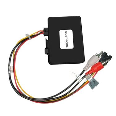 Imagem de Decodificador de fibra para Mercedes, caixa óptica mais adaptador para Porsche Cayenne Cayman 911 997 718 Boxster PCM 4.0, conversor de áudio estéreo de rádio de carro óptico para VW para Andi ML GL
