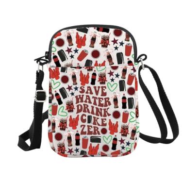 Imagem de Lywjyb Birdgot Bolsa transversal de refrigerantes Zero Drinks presente refrigerante bebidas gaseificadas para amantes de refrigerantes, Co Zero Cr, Casual