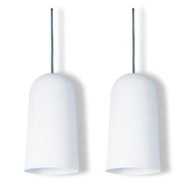 Imagem de Pendente Copo Max Branco Kit com 2 - CASA H