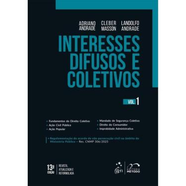 Imagem de Interesses Difusos E Coletivos - Vol.1 - 13ª Edição 2025