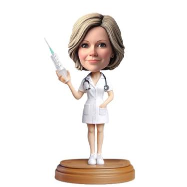 Imagem de Enfermeira personalizada que balança a cabeça, presente de aniversário de formatura ideal para mães, irmãs, namoradas, entusiastas de enfermagem, lembrança exclusiva
